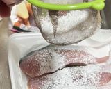 鰤の照り焼き！米粉を付けてフライパン調理作り方3写真