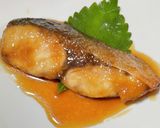 鰤の照り焼き！米粉を付けてフライパン調理作り方8写真