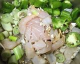 めかじきとえびと万願寺とうがらしの煮物作り方3写真