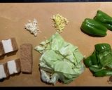 Tofu/Cabbage Sauté作り方1写真
