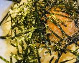 毎日のしろごはん●切りごま海苔たまごはん作り方1写真