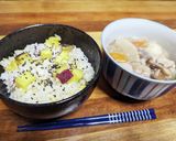 秋の味覚☆安くて簡単『さつま芋ご飯』作り方4写真