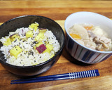 秋の味覚☆安くて簡単『さつま芋ご飯』作り方4写真