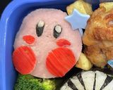 キャラ弁 カービィandメタナイト弁当作り方4写真
