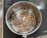 「減らソルト」かぼちゃのカレーそぼろ煮作り方2写真