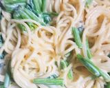 ほうれん草とウインナーのクリームパスタ作り方9写真