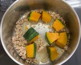 「減らソルト」かぼちゃのカレーそぼろ煮作り方5写真