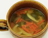 四方竹とわかめの味噌汁作り方3写真