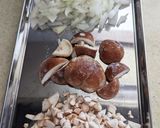 しいたけの軸たっぷり♡カボチャスープ作り方1写真
