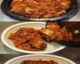 美味ドレプルコギピーナッツバター回鍋肉丼作り方2写真