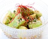 もう一品に【アボカドのごまぽん酢和え】作り方4写真