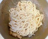 たらこバターうどん作り方5写真