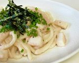 たらこバターうどん作り方6写真
