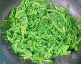 大根間引き菜の炒め作り方5写真