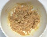 鶏団子とカニカマと豆苗と卵と春雨のスープ作り方3写真