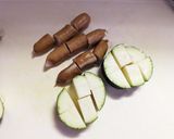 ズッキーニとウィンナーのカレー炒め作り方1写真