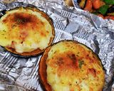 器ごと食べる坊っちゃんカボチャグラタン作り方13写真