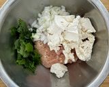 豆腐でふわふわ♡大葉入り鶏つくね作り方2写真