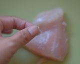 塩鶏の中華粥作り方1写真