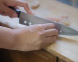 塩鶏の中華粥作り方3写真