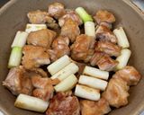 鶏肉と白ネギのレモンペッパー照り焼き作り方3写真