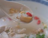塩鶏の中華粥作り方6写真