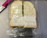 お決まりの持ち出し軽食　ハムレタスサンド作り方7写真