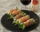 豆苗とクリームチーズの生ハム巻き作り方3写真