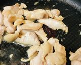 鶏肉の細切りめんつゆ炒め作り方2写真