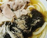 市販出汁活用●とろろ肉うどん作り方2写真