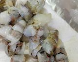 えび入りレモンパスタ作り方1写真