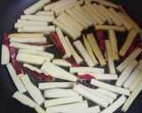 油大さじ４杯で作る やさしい 芋けんぴ作り方1写真