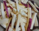 油大さじ４杯で作る やさしい 芋けんぴ作り方2写真