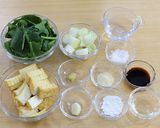 ボリューム◎厚揚げとほうれん草の中華煮作り方1写真