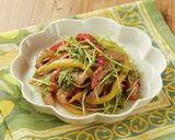 いかと彩り野菜のまろやかきび酢ごま和え作り方5写真