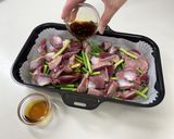 砂肝とにんにくの芽の炒め物作り方2写真