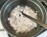 断食後の回復食に✩大根ときのこのおかゆ作り方3写真