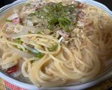 そば湯のコンソメスープスパ作り方8写真