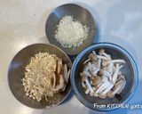 残った鍋つゆ活用★カレーきのこリゾット作り方2写真