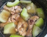 青パパイヤと鶏肉の煮物作り方3写真