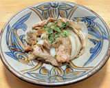 豚バラ肉と舞茸と玉ネギの粒マスタード炒め作り方6写真