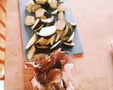 お弁当★ナスと舞茸レンジ蒸し★食べ合わせ作り方1写真