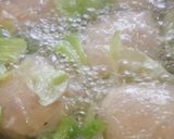 ライスペーパーで♪もっちりエビ団子スープ作り方12写真