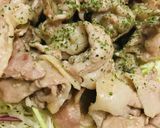 豚こまぎれ肉のレモン生姜炒め作り方2写真