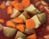 チキンとじゃがいものトマト煮作り方6写真