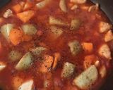 チキンとじゃがいものトマト煮作り方7写真