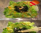 美味ドレわさびチョレギサンチュとわかめサ作り方2写真