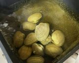 あっさり☆あさりのワカメ入り出汁うどん作り方3写真