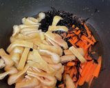 ひじき煮の明太子和え作り方1写真
