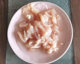 アジアン粥☆旨塩鶏胸肉と小松菜の中華粥作り方2写真